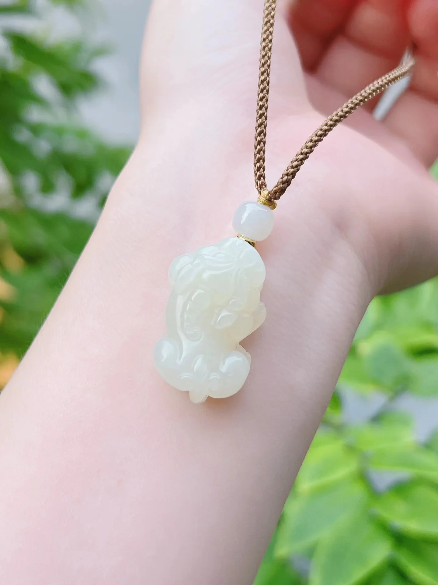 

Изысканные ювелирные изделия Hetian jade Pixiu 8004 #