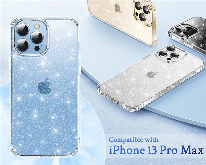 Radiant Glitter Bling Soft Phone Case Cover