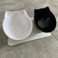 Non-Slip Double Cat Bowl Dog Bowl With Stand Pet Feeding Cat Water Bowl For Cats Food Pet Bowls For Dogs 6
