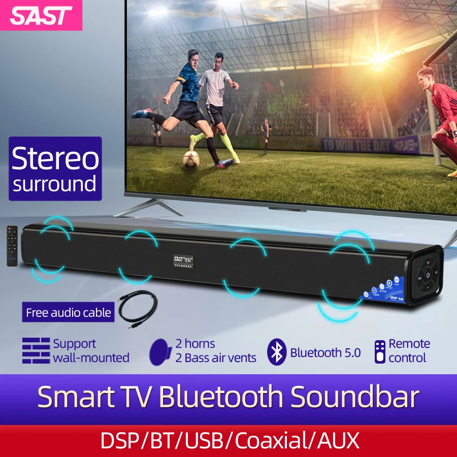 SoundBarforTVSurroundSoundSystemSmartTVSoundbarwithBluetooth