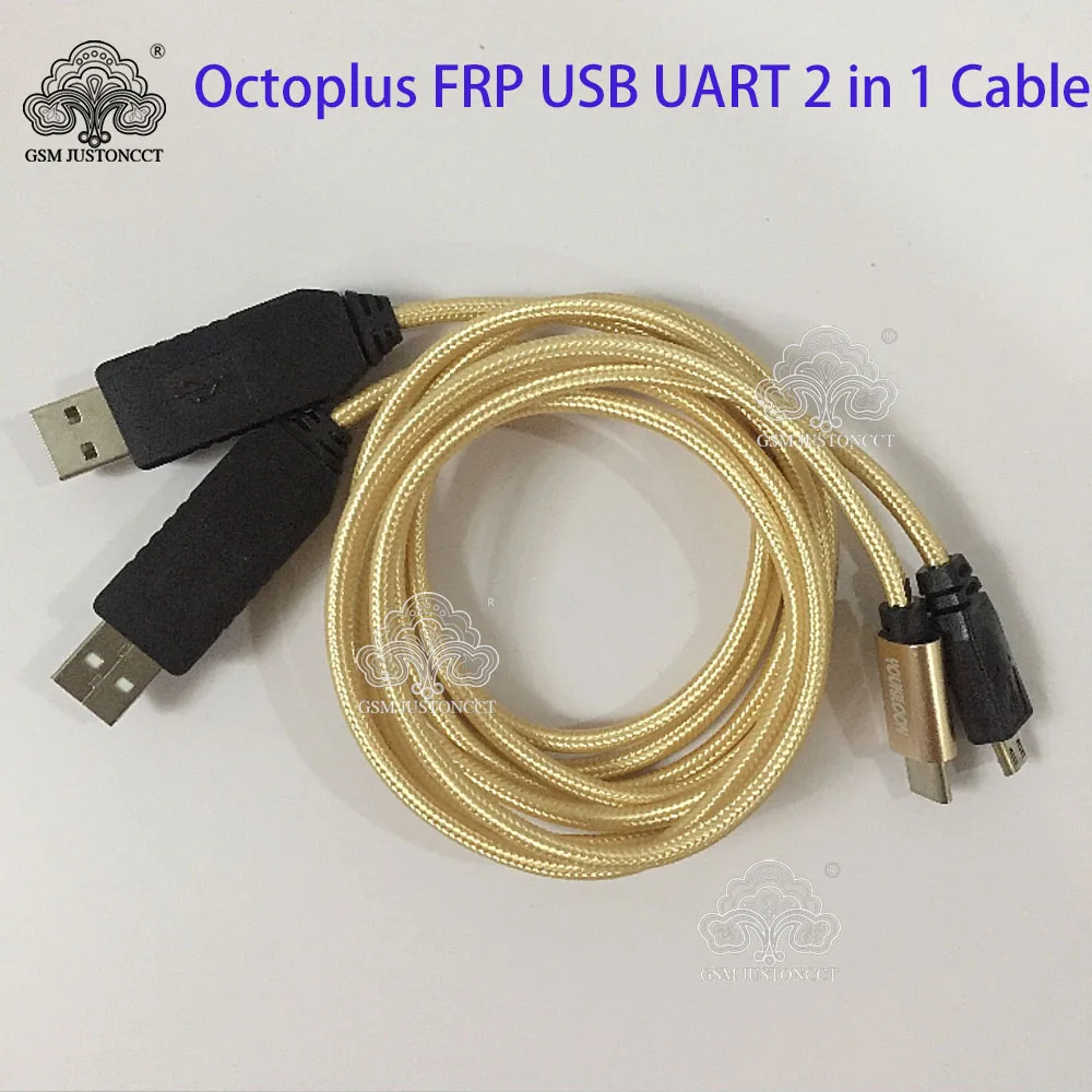 새로운 Octoplus FRP USB UART 2 in 1 케이블(마이크로 + 유형 c) FRP 동글용 EFT UART 케이블, 삼성용 EFT 동글