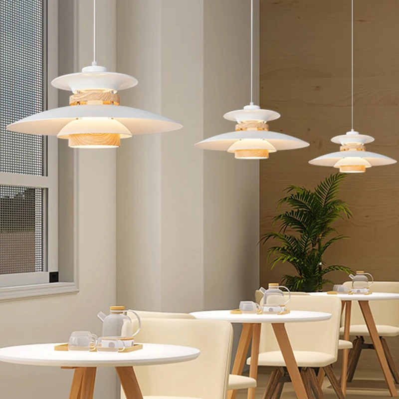 Modern LED Pendant Light Colorful Umbrella Chandelier Shape Lamp for Living Room Parlor Foyer Lustres Suspension Luminaire