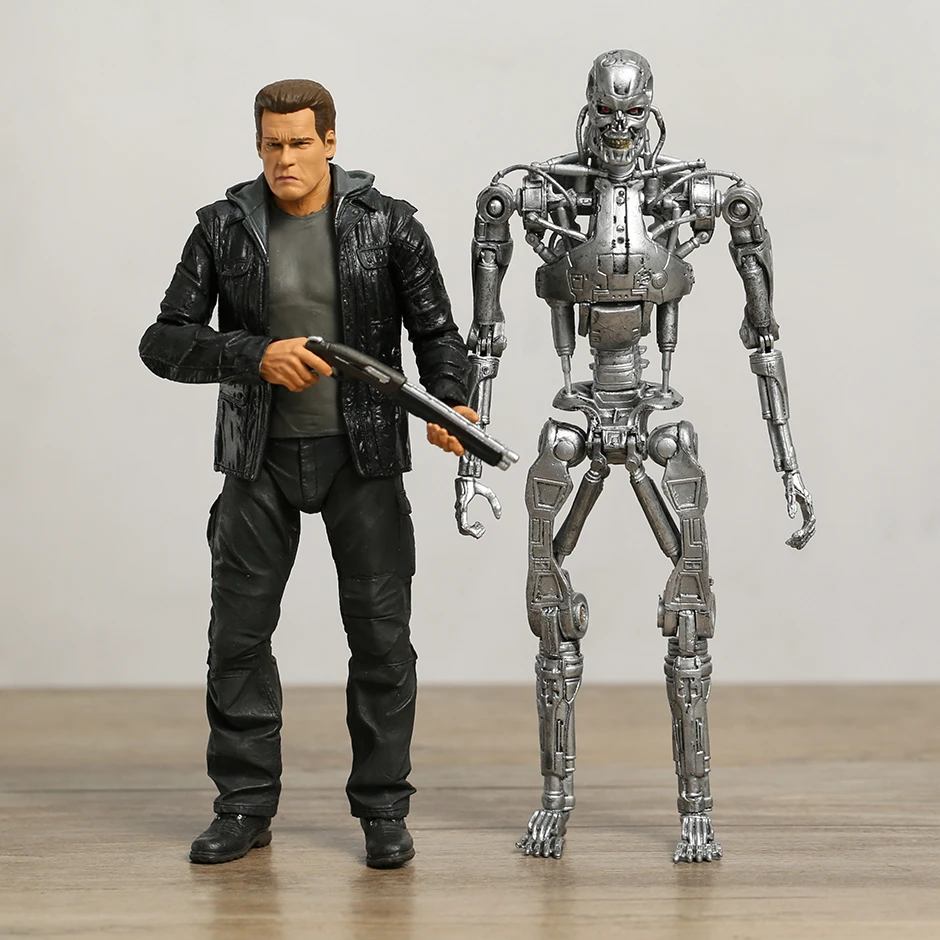 

NECA катушка игрушки Terminator Genisys T-800 Guardian Endoskeleton 7 дюймов экшн-фигурка