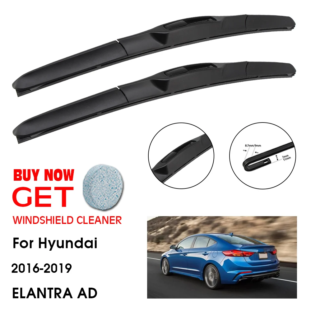 

Щетка стеклоочистителя для Hyundai ELANTRA AD, 26 + 16 дюймов, 2016-2019