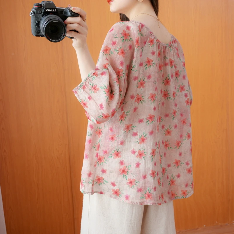 Sweet Floral Blouses Maternity Summer Top Fashion Printing Button Fly Pregnancy Loose Shirts Plus Size Pregnant Woman Blouses summer shirt maternity tops