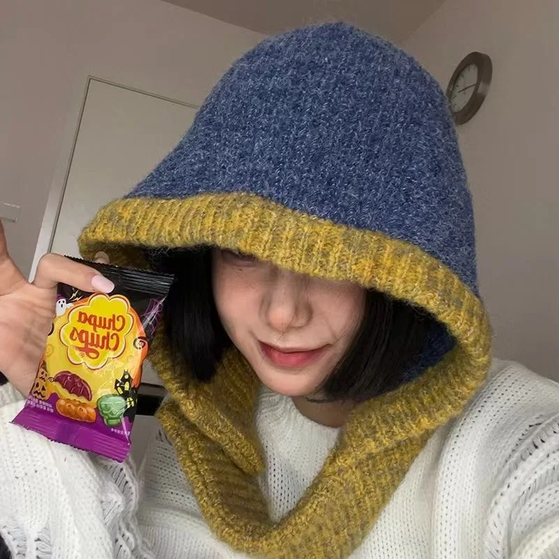 New Women's Winter Hat 2023 Beanie Hats for Women Knit Cap Fashion Warm Wool Couple Cap Bonnet Woman Winter Twist Female Bonnet