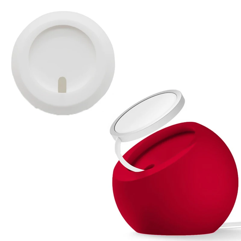Ball Shape Magnetic Silicone Charging Phone Holder for Apple IPhone 15 14 13 12 Pro Max Mini Desk Wireless Charger Dock Station