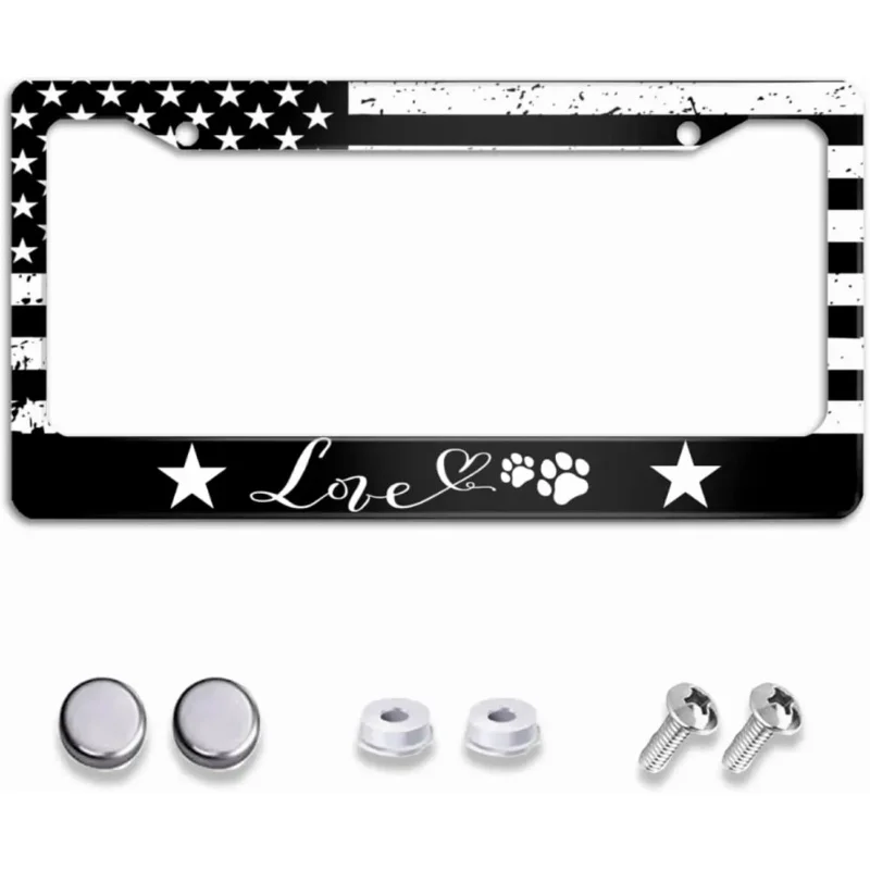 

Качественная УФ-печатная Стандартная американская и канадская рамка для номерного знака для мужчин и женщин, размер 12x6 дюймов