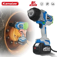 Kamolee 4100NM Brushless Electric Wrench 3/4 inch Cordless Impact Wrench Handheld Power Tool For Makita 18v Battery 1