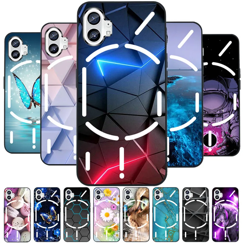 Black Antiknock Soft TPU Protective Phone Case Cover