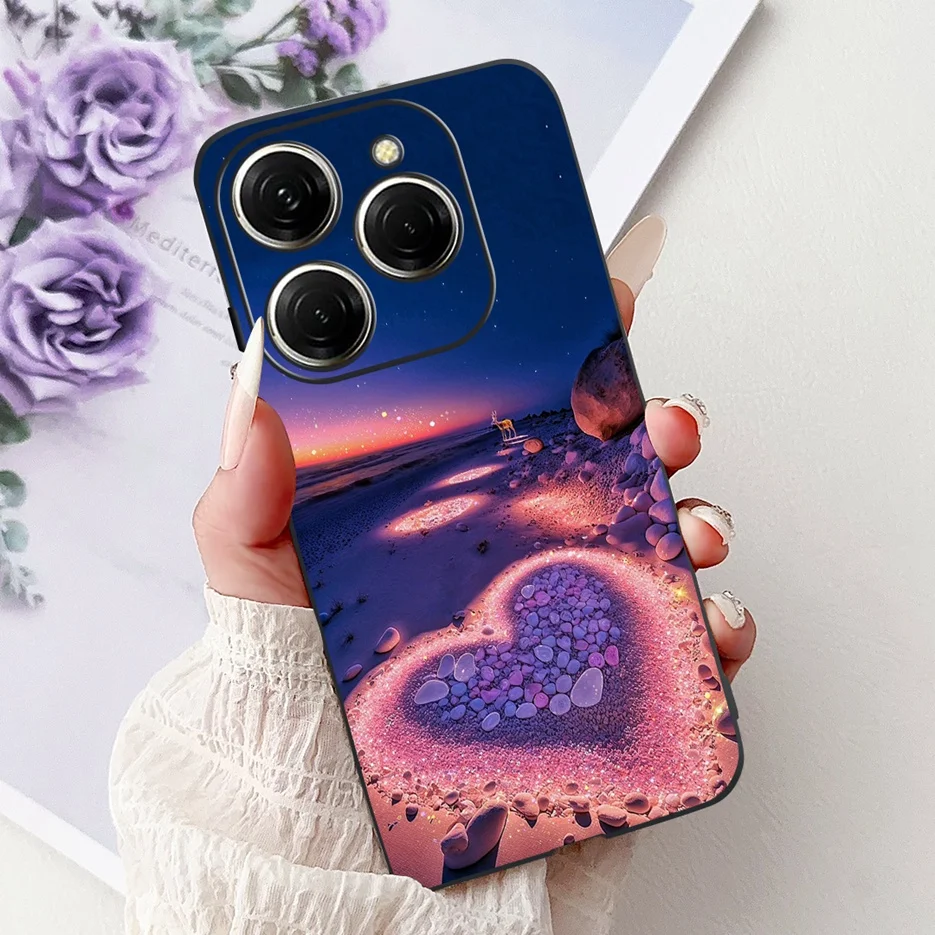 Stylish Painted Soft TPU Phone Case - For Tecno Spark 20 Series