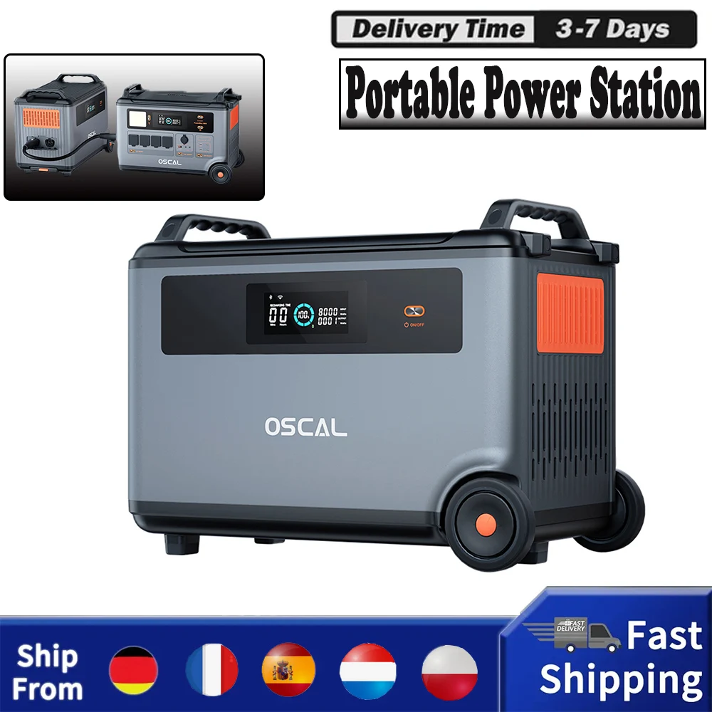 Blackview Oscal Bp3600 Batteria Portatile 3600Wh Batteria Extra Powermax 3600 Batteria Da Campeggio Centrale Elettrica Ricaricabile