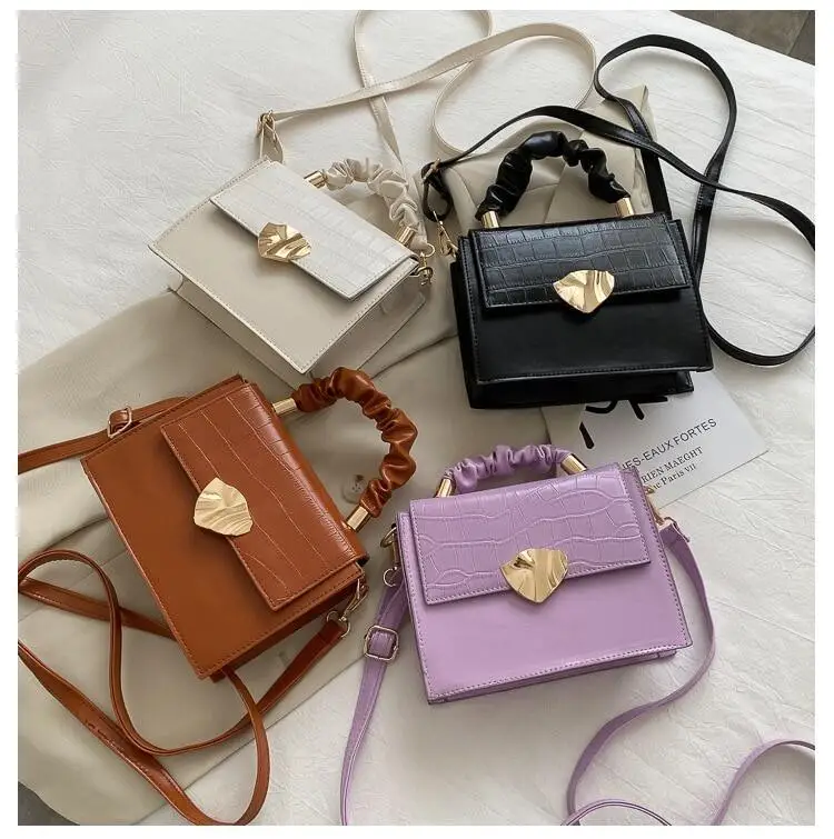 

Fashion Women Stone Pattern Crossbody Bags Solid Flap Small Handbag Designer Pu Leather Shoulder Bags For Women Bag Tote Bags