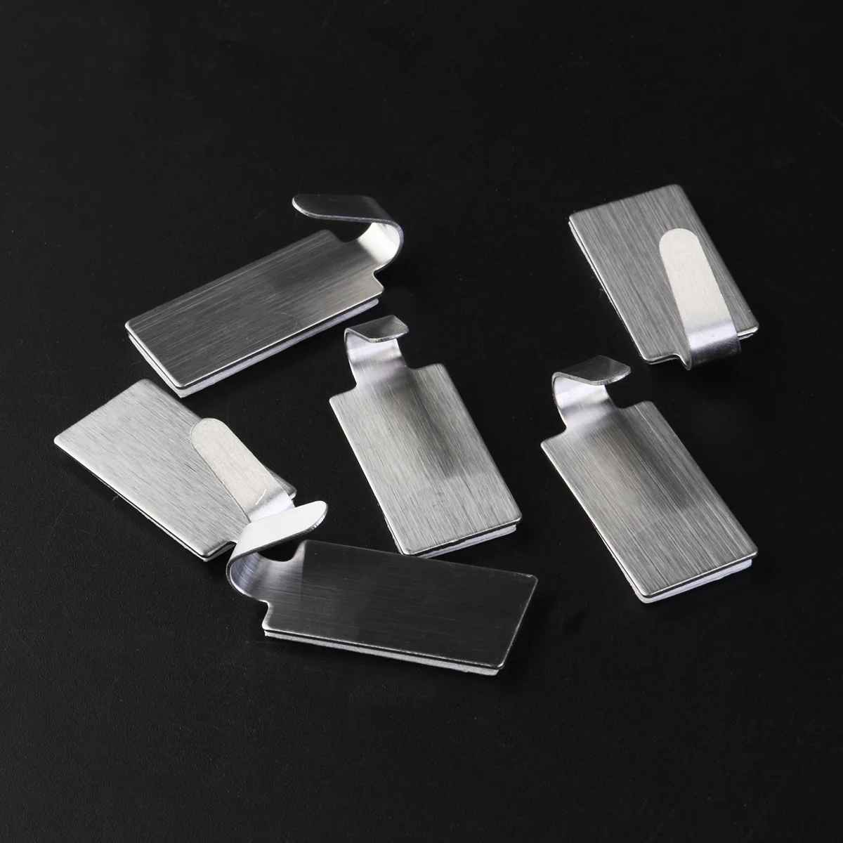 

36pcs Stainless Steel Towel Hooks Heavy Duty Adhesive Wall Mount Hooks for Home Cabinet Kitchen Bathroom Door Coat Hat Holder (