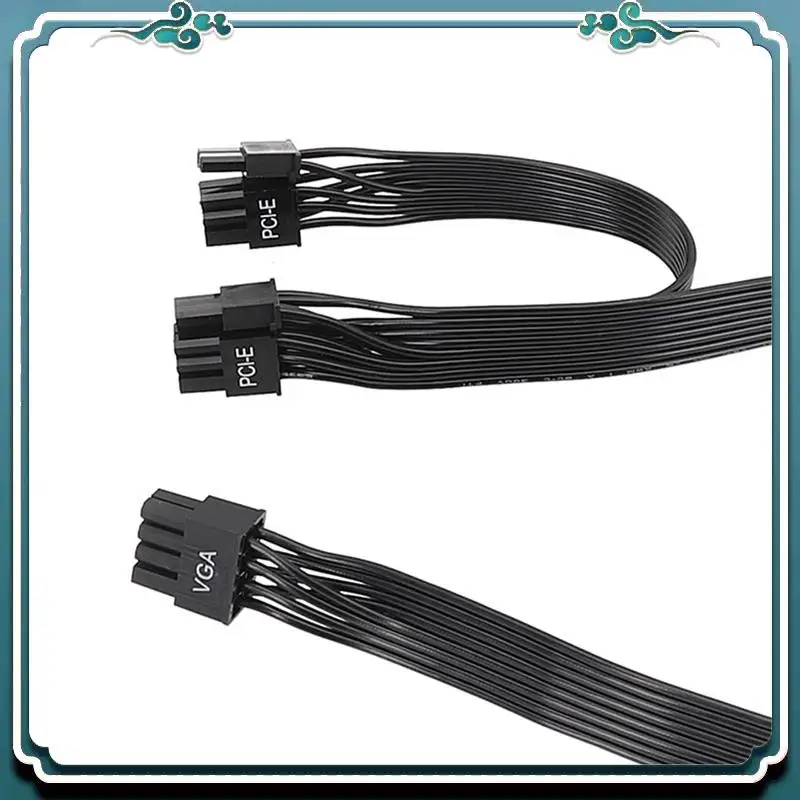 사용하기 쉬운 PSU VGA 8핀 남성-듀얼 Pcie 8(6+2) 핀 남성 PCIE GPU 전원 케이블(EVGA G1 G2 G3 G+ G5 G6 GT GA P2모듈형 Powe용)