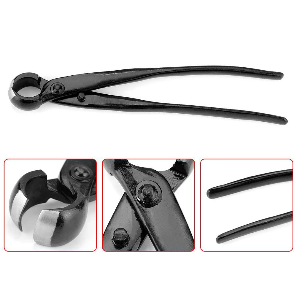 Description Picture 5 of item1PCS 8.27 Inch Branch Cutter Professional Bonsai Tools Heavy Duty Concave Cutter Knob Cutter Plants Pruner Garden Pruning Tools