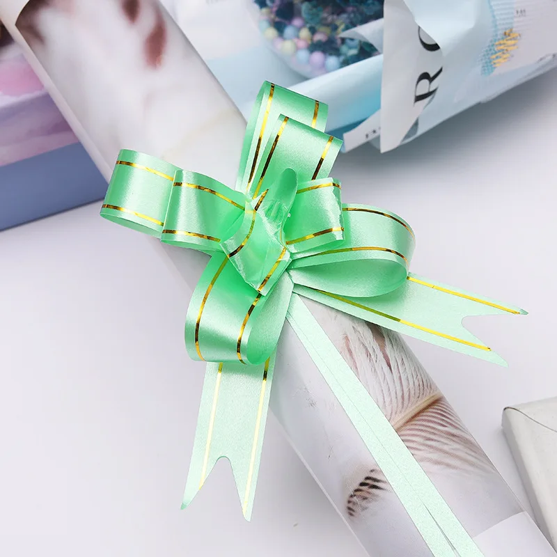 100 Stück Schmetterling-Ziehschleifen mit Goldrand - Hängende Dekoration für Partys, Hochzeiten, Weihnachtsbäume, Geschenkverpackungen & Heimdekoration – Detail 28