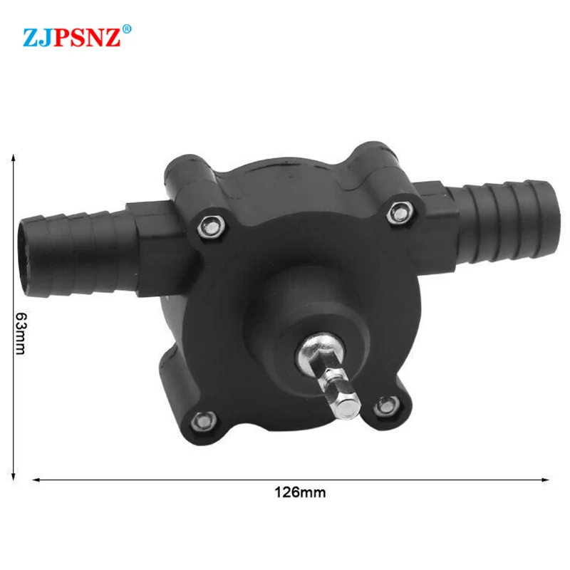 Portable Electric Drill Pump Self Priming Transfer Pumps Oil Fluid Water Pump Round Shank Heavy Duty Self-Priming Hand Universal oil transfer pump water transfer pump electric pump