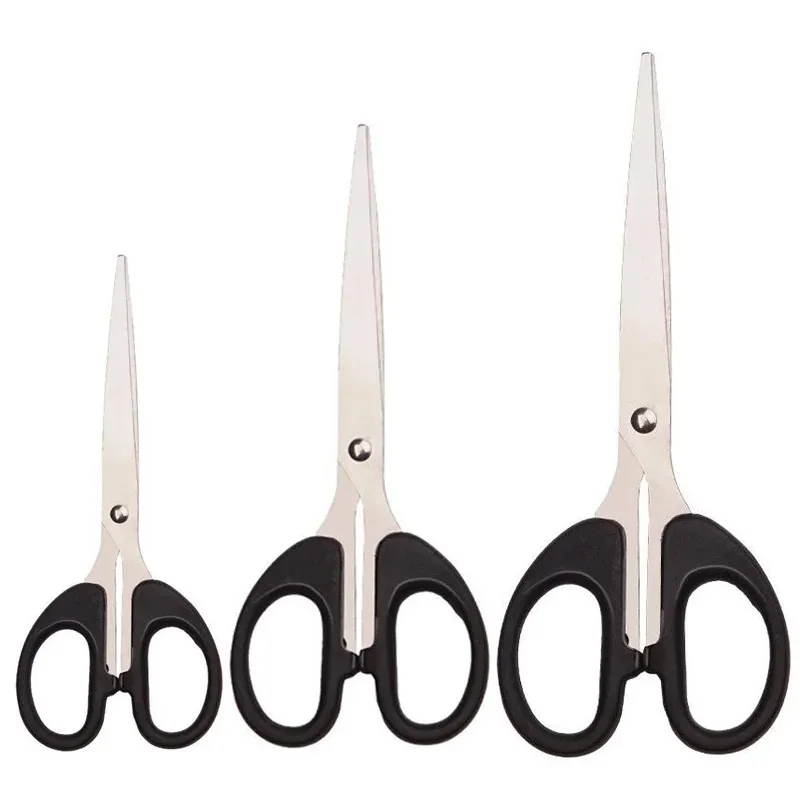 2/3Pcs New Office Scissors Student DIY Handcraft Paper Cutting Knife Home Art Stainless Steel Children's Scissors Office Supply