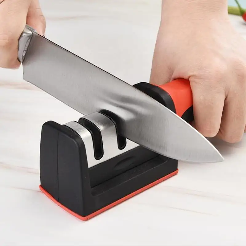 1PC 3 Stages Professional Knife Sharpener Kitchen Sharpening Stone