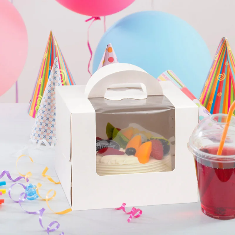1/3/6pcs High Capacity Cake Packing Boxes with Clear Window, Multi Size Bakery Gift Box... - SKU HCCB0756 - UGI Packaging