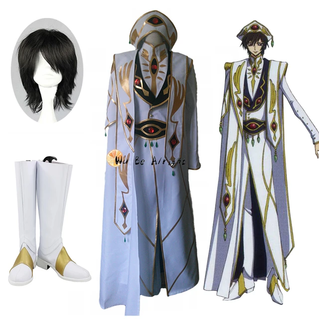 Code Geass Lelouch Vi Britannia Lamperouge Emperor King Cosplay Costume  Full Set