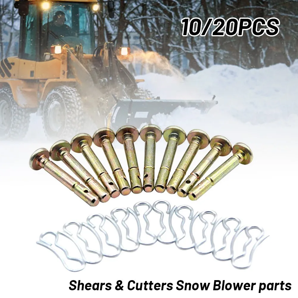 Shear Pins&Cotters For SnowBlowers 738-04124A 714-04040 Outdoor Garden Snow Blowers Parts 2/10/20Pcs snow blower shear pins cotters