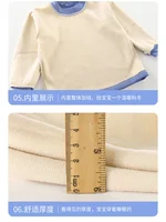 Ensemble pyjama chaud pour enfants, automne hiver, vêtements en velours, costumes pour garçons et filles, pull + pantalon imprimé à la mode, tenues 2 pièces de 1 à 14 ans 4