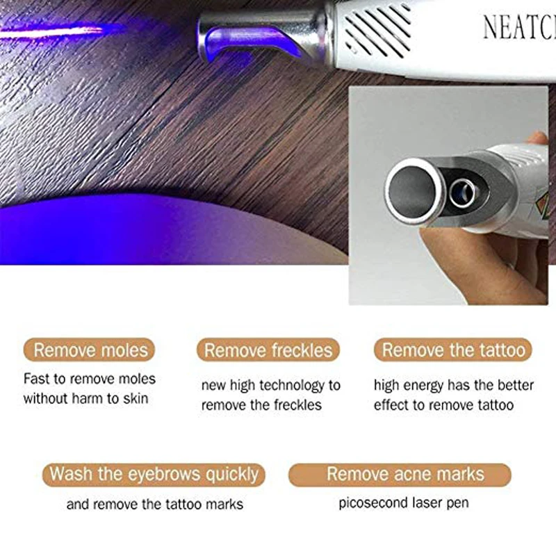 Picosecond Laser Pen Red Blue Light Therapy Tattoo Scar Mole Freckle Removal Dark Spot Remover Machine Portable Beauty Laser Pen 5 Picosecond Laser Pen Red Blue Light Therapy Tattoo Scar Mole Freckle Removal Dark Spot Remover Machine Portable Beauty Laser Pen 5