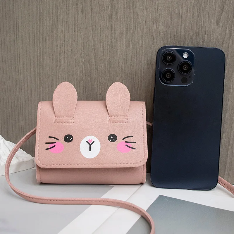 Children's Mini Handbags Hot Sale Princess Baby Girls PU Leather Small Shoulder Crossbody Bags Cute Kids Coin Purse Wallet - 2