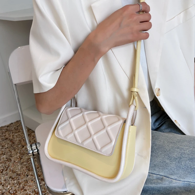 

Soft PU Leather Crossbody Bags for Women Casual Versatile Flap Bag Luxury Branded Trending Shoulder Bag Handbags Purse 2023 New