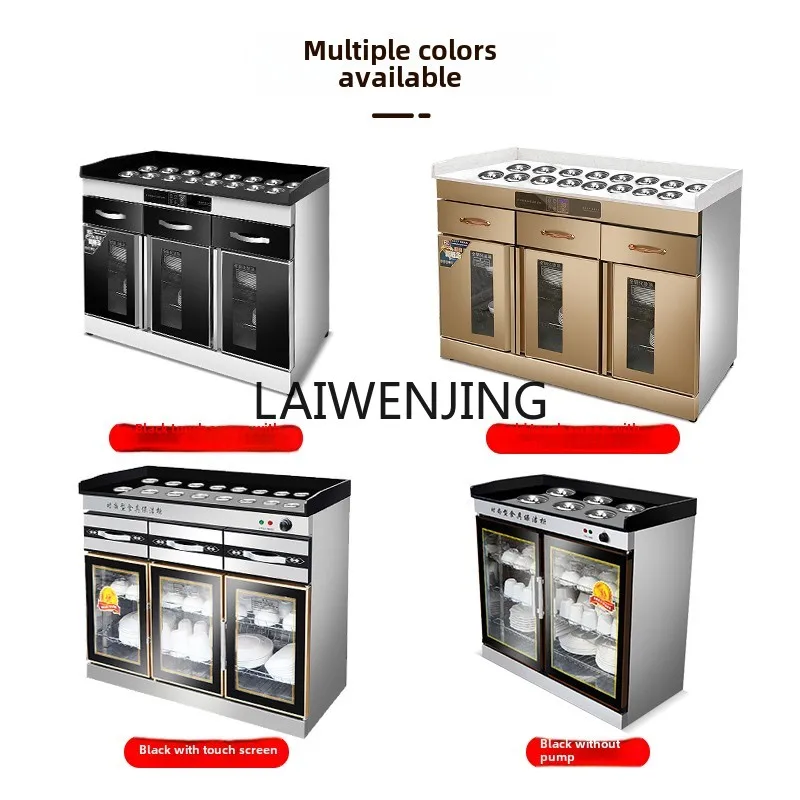 SGF tea disinfection cabinet commercial catering seasoning double door stainless steel cupboard