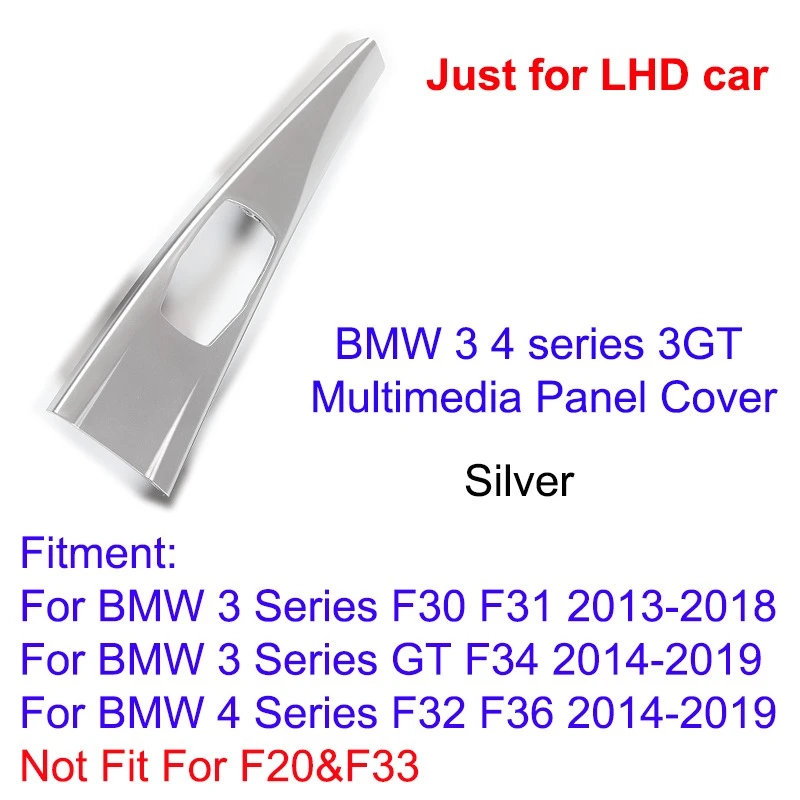 Panel de Reemplazo Interior para BMW Serie 3 4 3GT F30 F32 F35 F36 M Sport IDrive Multimedia