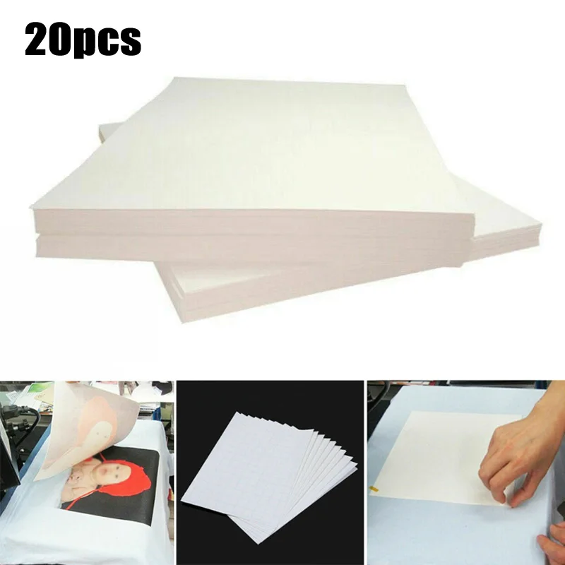 

20pcs A4 Sublimation Heat Transfer Paper For Inkjet Printer DIY T Shirt Clothes Bag Cup Ceramics Thermal Transfer Papers