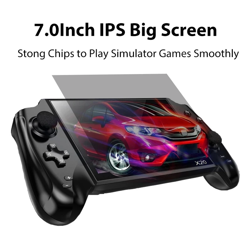 

NEW 7.0 Inch HD Screen Music Player POWKIDDY X20 original Portable Retro Handheld Video Game Console Bulit-in 3000 Game
