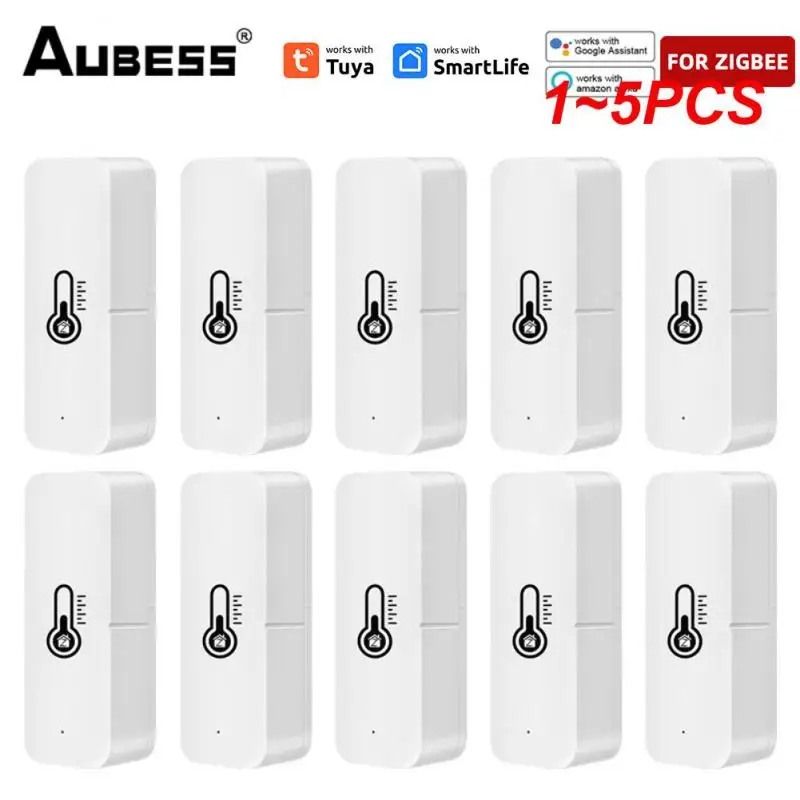 

1~5PCS Tuya Wifi Smart Temperature Humidity Sensor Hygrometer Thermometer Detector Smart Home Via Alexa Home Smart