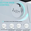 Smart Toilet with Heated Bidet Seat, Portable toilet with bidet built in AUTO Open&Close, AUTO Dual Flush,Bidet toilet with Drye 6