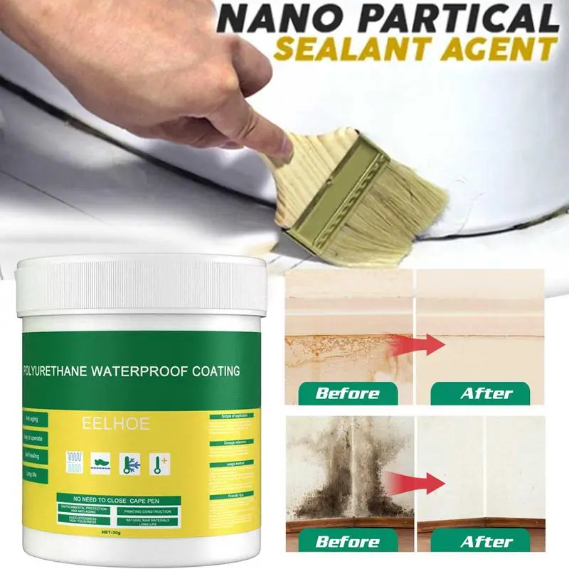 

Long Life Wall Repair Cream Dry Wall Repairing Kit With Brush Easy Fill Mending Agent Toilet Anti-leak Nano Spray home Sealant