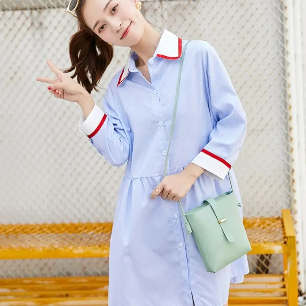 รูปสินค้า กระเป๋าถือแฟชั่น PU กันน้ำ 10 สี ดีไซน์สวย