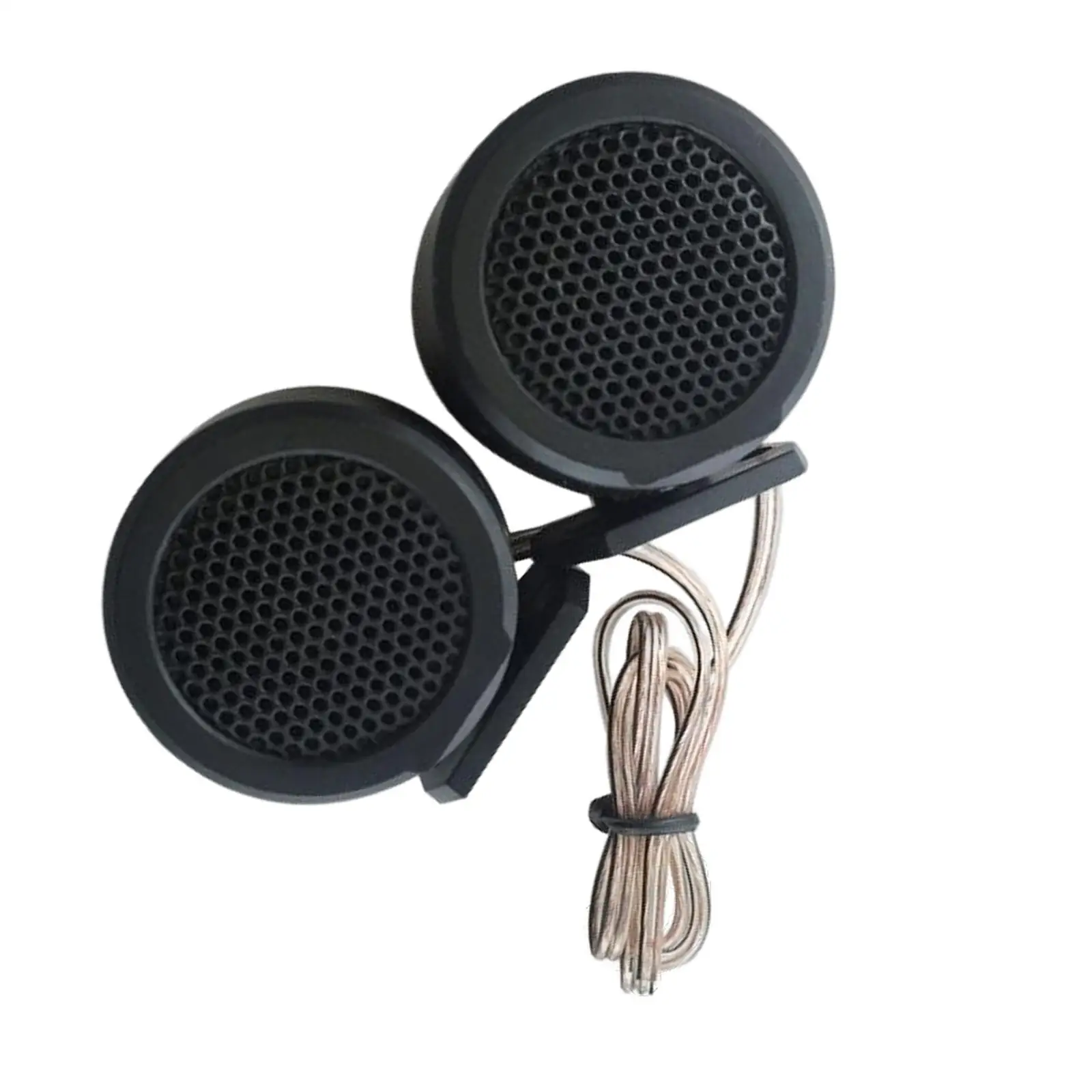 2 Pieces High Frequency Car Loud Speakers Dome Tweeter 500W Maximum Power