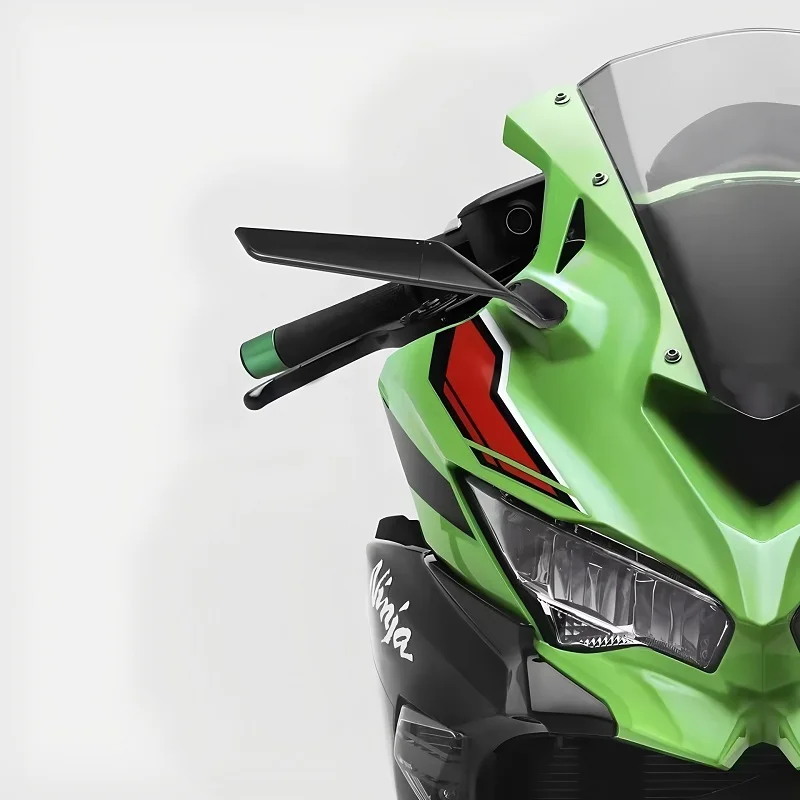 카와사키 닌자 ZX-4R ZX4R zx 4rr 24-25 스텔스 스포츠 윙렛 미러 키트 조절 가능한 스텔스 미러용 ZX-4RR 백미러