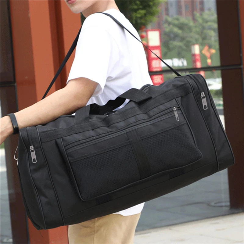 Men Women Nylon Travel Duffel Bag Carry On Luggage Bag Large Capacity Weekender Gym Sport Holdall Overnight Pouches