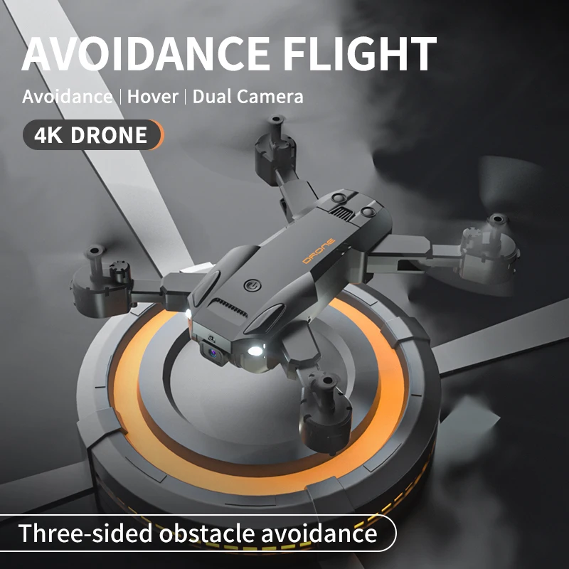Q6 6K 4K Dual Camera RC Drone HD Professional 3-Sides Obstacle Avoidance Folding WIFI FPV Quadcopter Rotation Birthday Gifts 3