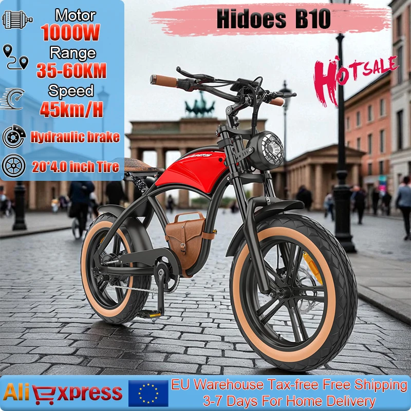 Hidoes B10 Batterie Velo Cowboy Hidoes HD-B10 Electric Bike 1000W
