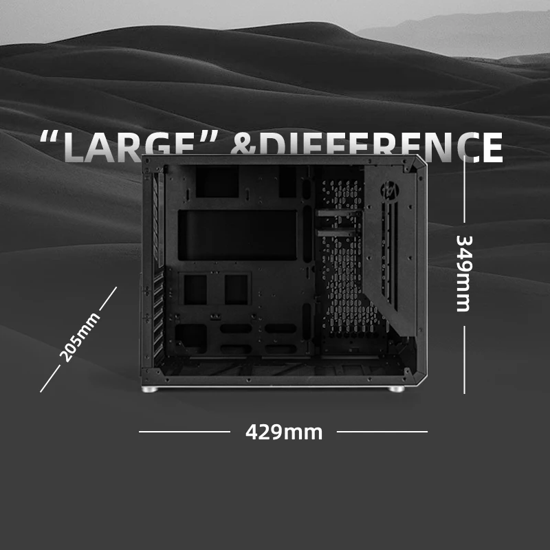 Computer Case 30.6L EATX ATX Power 165mm 360 Liquid Cooling Portable Aluminum Alloy Mechanic Master Chassic C34Pro pc case,pc chassis,computer chassis frame
