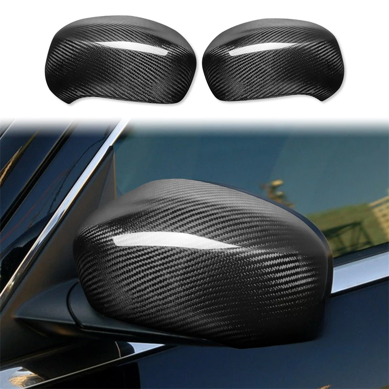 

For Chrysler 300C 2003 2004 2005-2011 Real Carbon Fiber Sticker Car Side Rearview Mirror Cover Trim Exterior Car Accessories