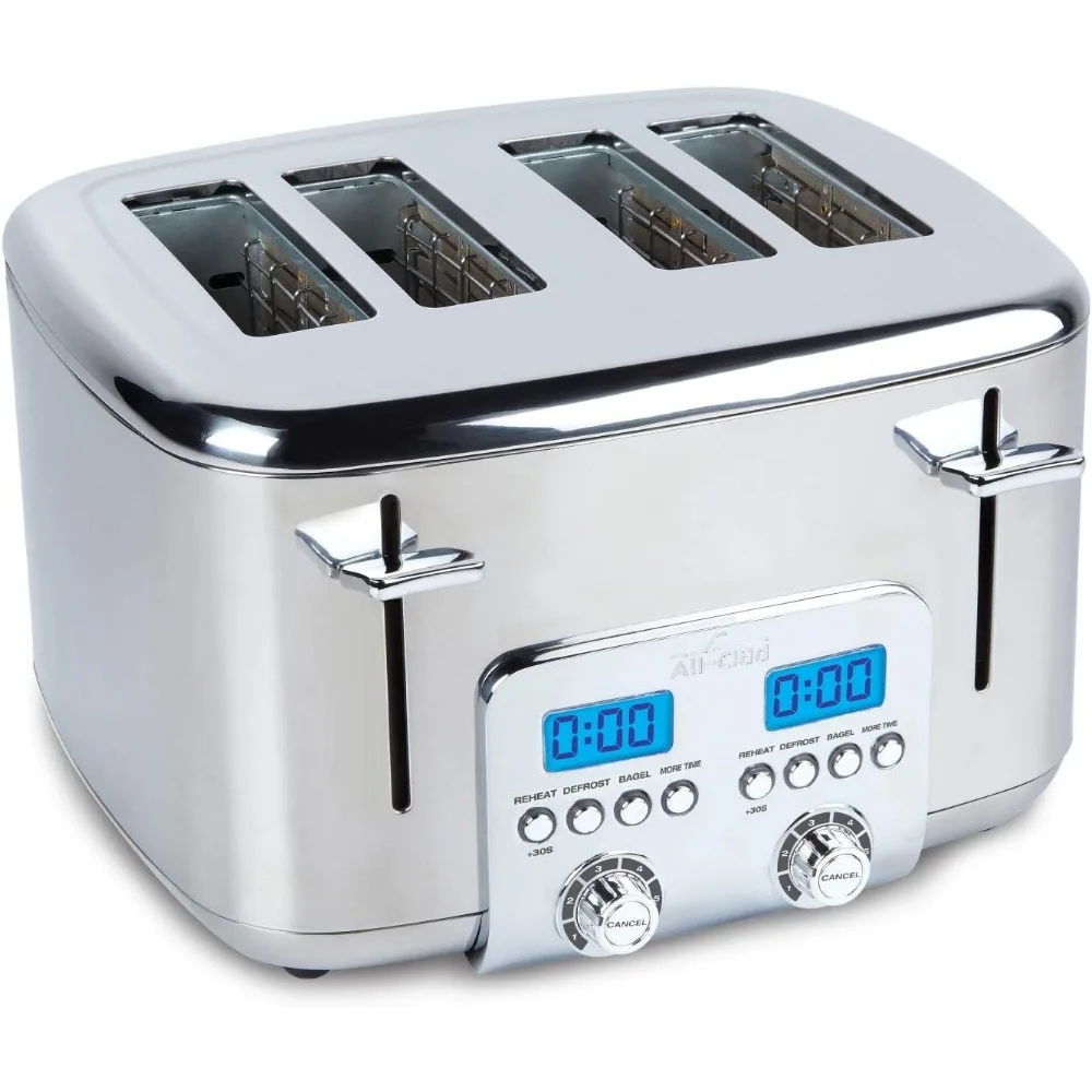 All-Clad 10942223917 Stainless Steel Digital Toaster with Extra Wide Slot, 4-Slice, Silver 2