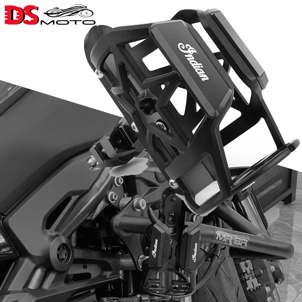 

Для индийского FTR 1200, карбоновый разведчик, поплавок Спрингфилда, мотоциклетный аксессуар с ЧПУ, подставка для стакана для напитков, подставка для бутылки для воды