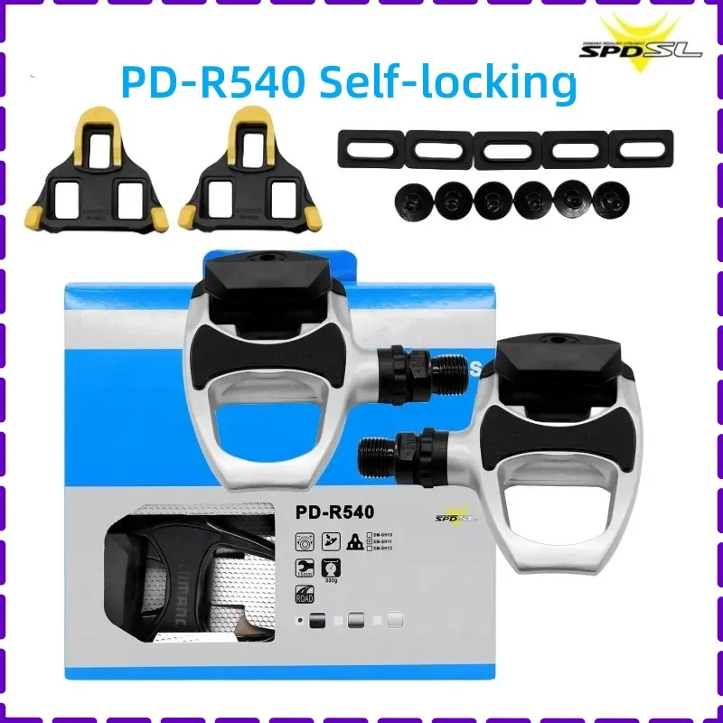 

SPD PD-R540 Pedals Road Pedal Self-locking Road Pedal R540 Road Bike Pedals with SH11 Cleat Cycling Locking Original Pedal Parts