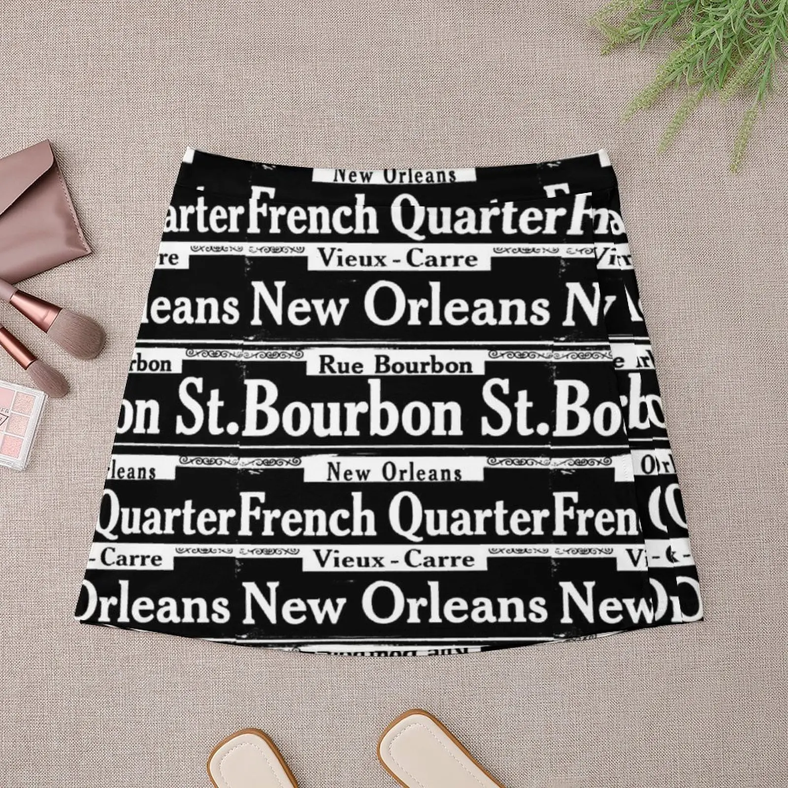 Street Sign Scenes of New Orleans Mini Skirt mini skirt for women korean clothes ladies Women's dress